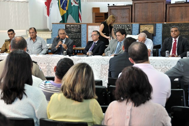 A reunião foi realizada na Câmara Municipal de Curvelo