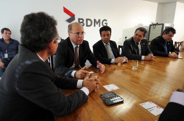 Deputados visitaram o secretário de Desenvolvimento Econômico na sede do BDMG