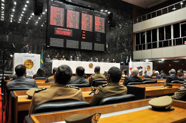 Reunião Especial de Plenário homenageou o Tribunal de Justiça Militar do Estado de Minas Gerais