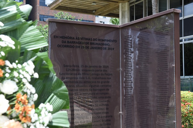 Homenagem da ALMG às vítimas do rompimento da barragem de Brumadinho