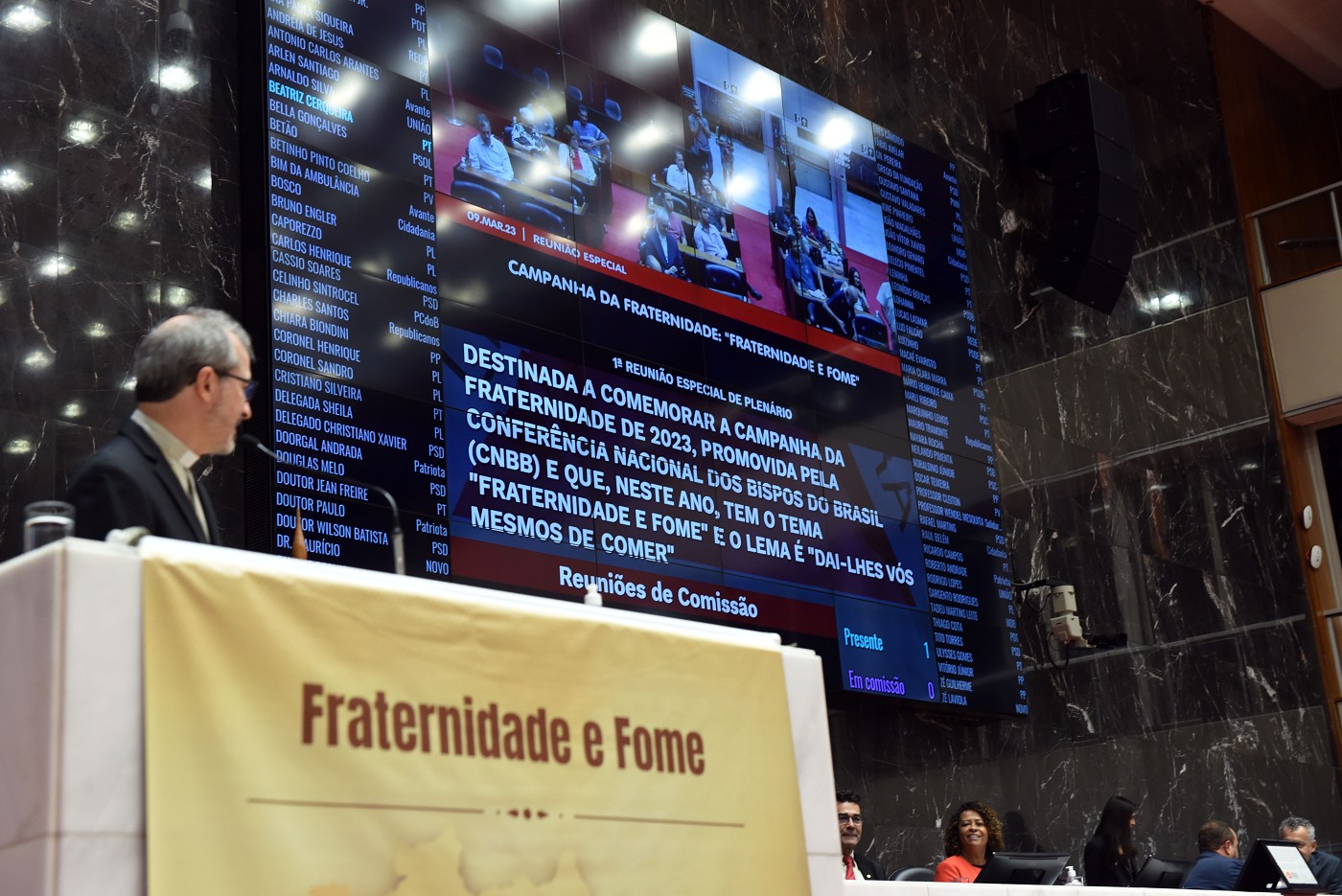 Reunião Especial - comemoração da Campanha da Fraternidade de 2023