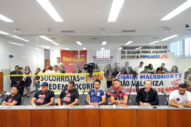 Comissão de Saúde - debate sobre problemas administrativos na gestão do Serviço de Atendimento Móvel de Urgência - Samu - Macro Norte