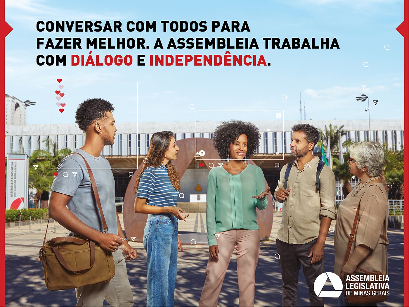Comunicação interna - Campanha Diálogo e Independência