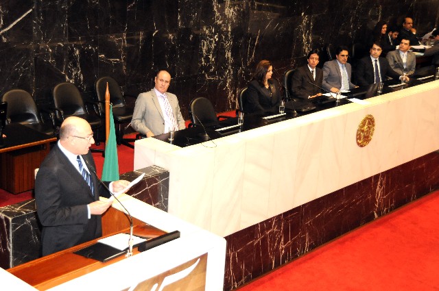 O professor João Antônio Argenta lembrou a importância do fundador do Centro Univeristário