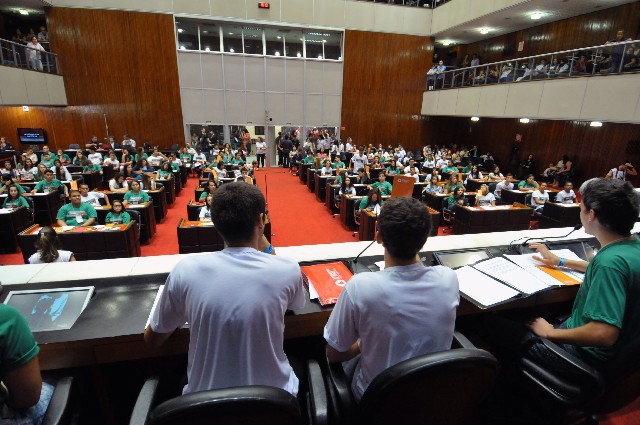 O Parlamento Jovem de Minas é dirigido a estudantes do ensino médio e de nível superior. Em 2015, na 12ª edição, o tema foi Segurança Pública e Direitos Humanos