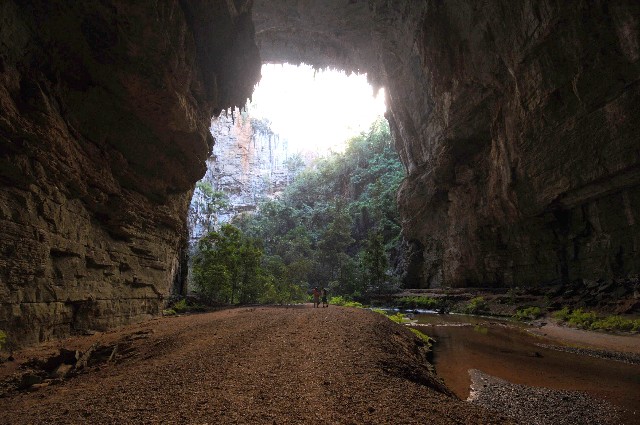 Gruta do Janelão, no Parque Nacional Cavernas do Peruaçu