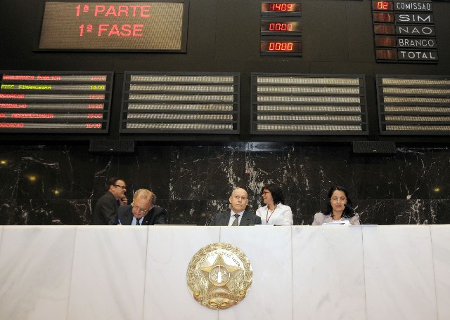 A mensagem do governador foi recebida em Reunião Ordinária de Plenário