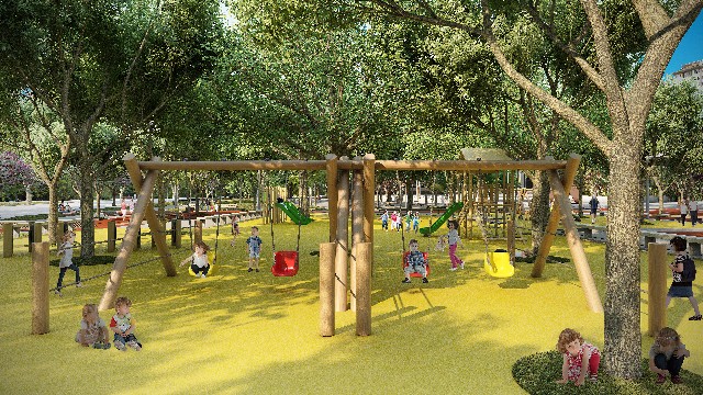 Novo playground para crianças e um espaço para lazer e sociabilidade de idosos são algumas das mudanças previstas