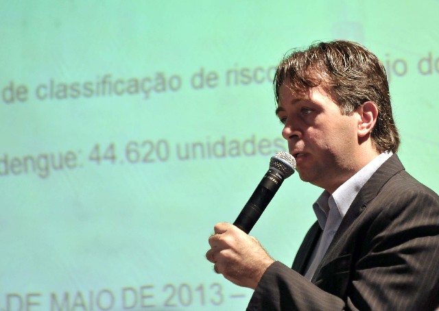 Rodrigo Fabiano do Carmo apresentou dados que colocam MG na liderança dos casos de dengue no Brasil