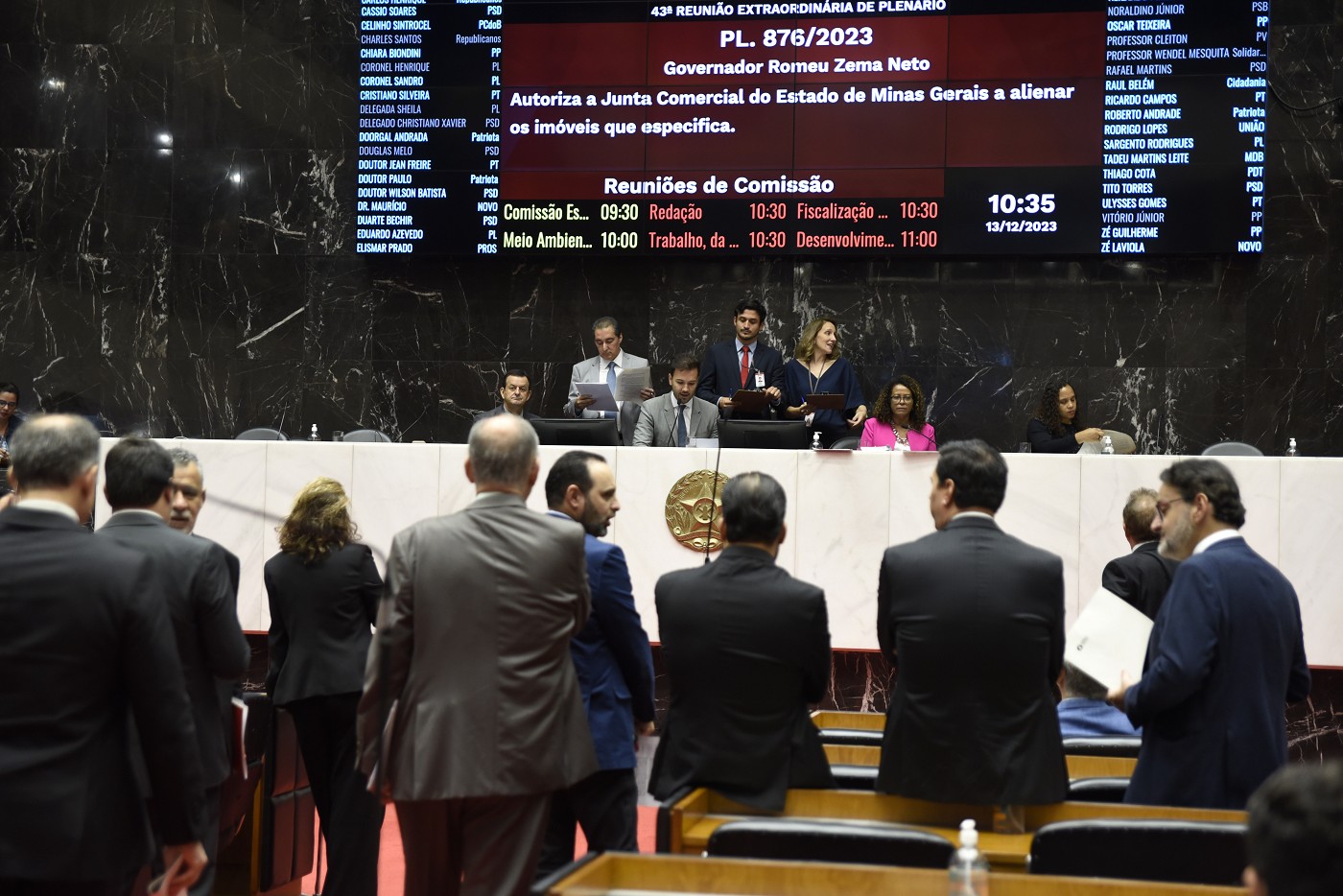 Reunião Extraordinária - manhã - análise de proposições